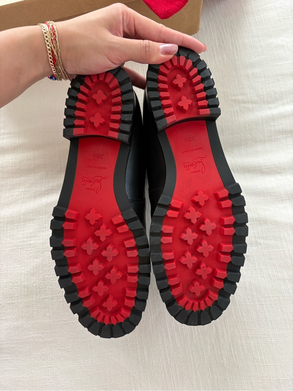 Christian Louboutin Marchacroche Flat Boots - Picture 6 of 14